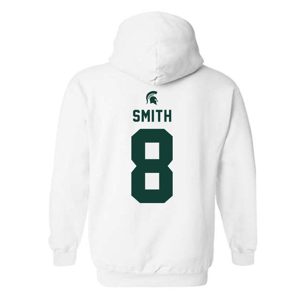 Michigan State - NCAA Football : Kaleb Smith - Classic Shersey Hooded Sweatshirt-1