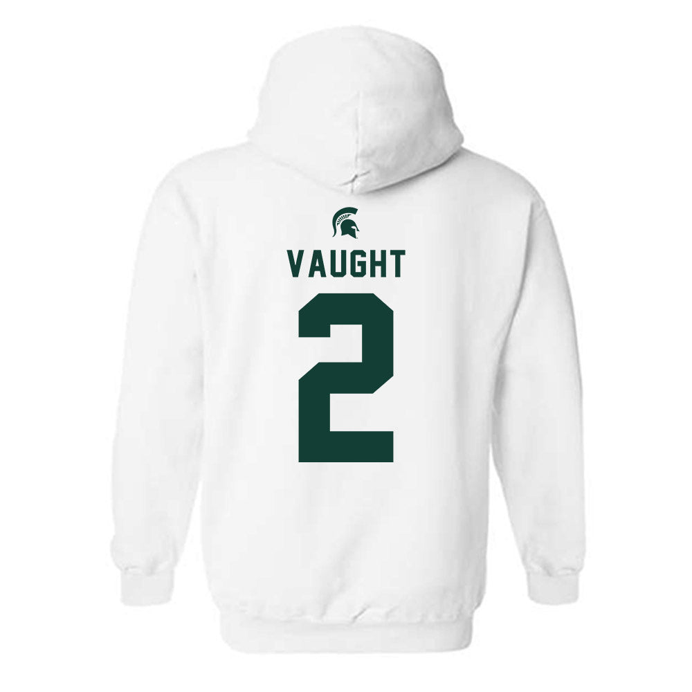 Michigan State - NCAA Football : Devin Vaught - Classic Shersey Hooded Sweatshirt-1