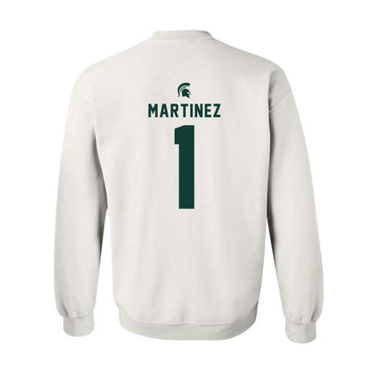 Michigan State - NCAA Football : Nikai Martinez - Classic Shersey Crewneck Sweatshirt-1