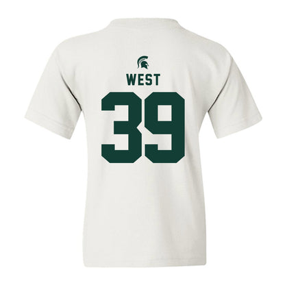 Michigan State - NCAA Football : Elisha West - Classic Shersey Youth T-Shirt-1