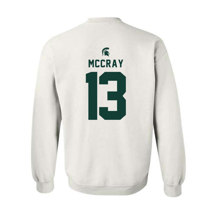 Michigan State - NCAA Football : Chrishon McCray - Classic Shersey Crewneck Sweatshirt-1