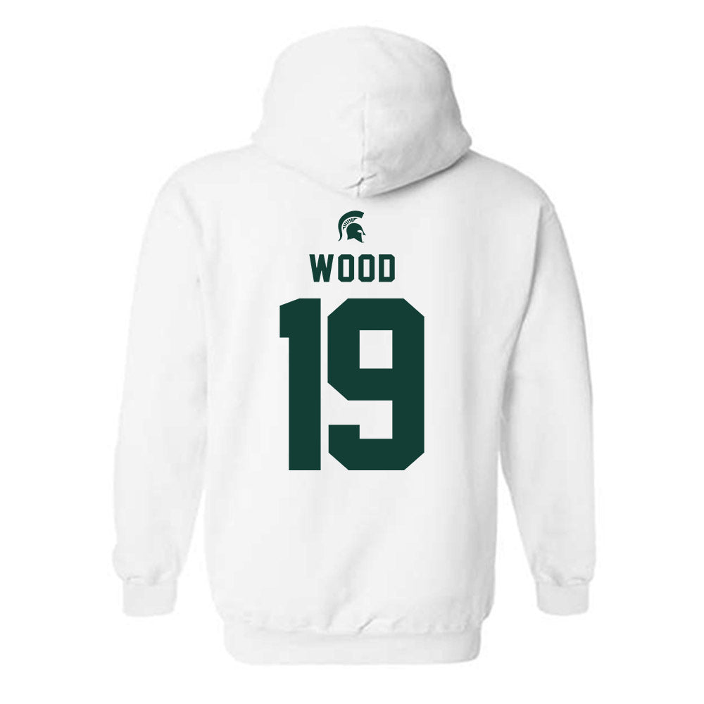 Michigan State - NCAA Women's Field Hockey : Scarlett Wood - Classic Shersey Hooded Sweatshirt-1