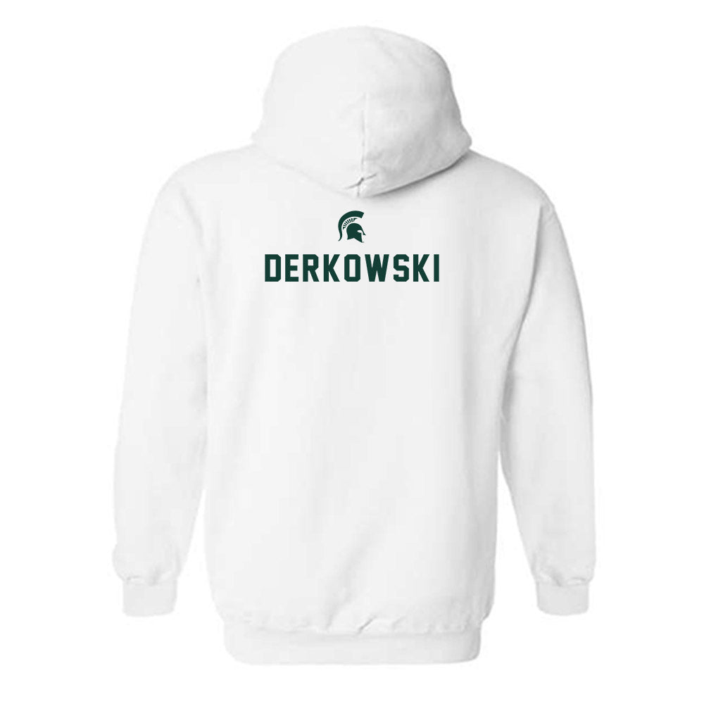 Michigan State - NCAA Women's Rowing : Isabelle Derkowski - Classic Shersey Hooded Sweatshirt-1