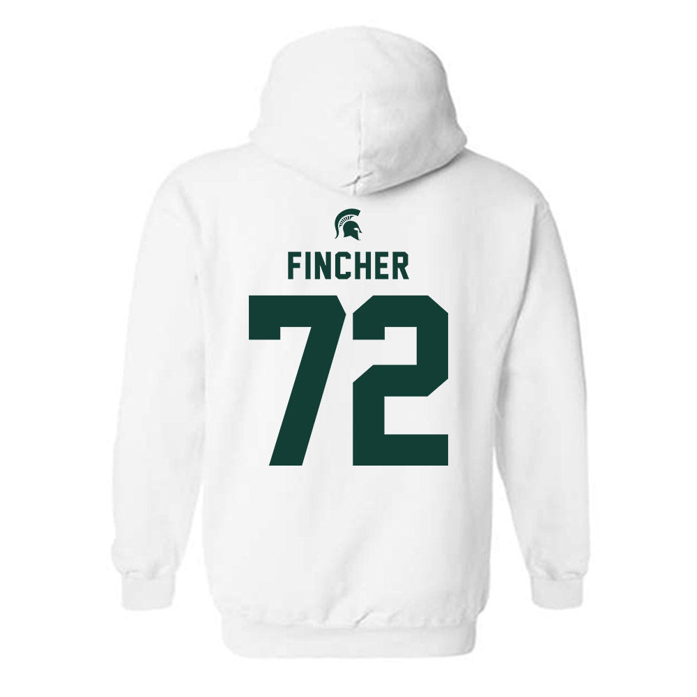 Michigan State - NCAA Football : Dallas Fincher - Classic Shersey Hooded Sweatshirt-1