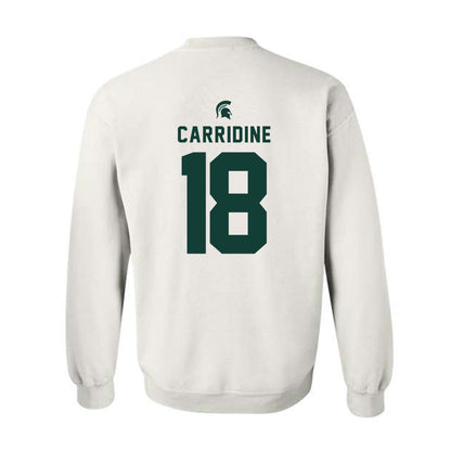 Michigan State - NCAA Football : Atticus Carridine - Classic Shersey Crewneck Sweatshirt-1