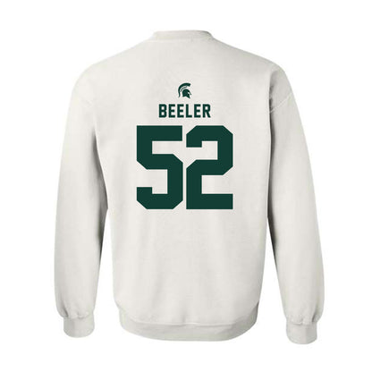 Michigan State - NCAA Football : Mikeshun Beeler - Classic Shersey Crewneck Sweatshirt-1