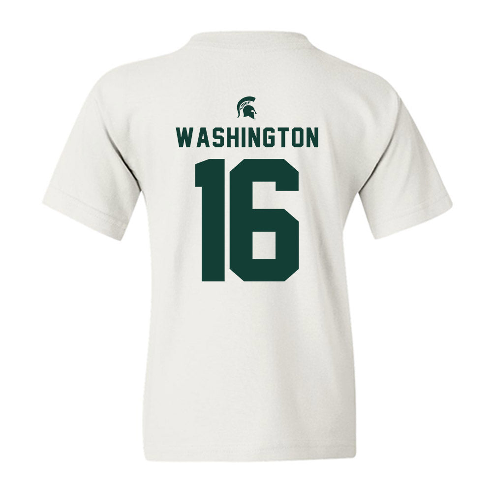 Michigan State - NCAA Football : Zachary Washington - Classic Shersey Youth T-Shirt-1