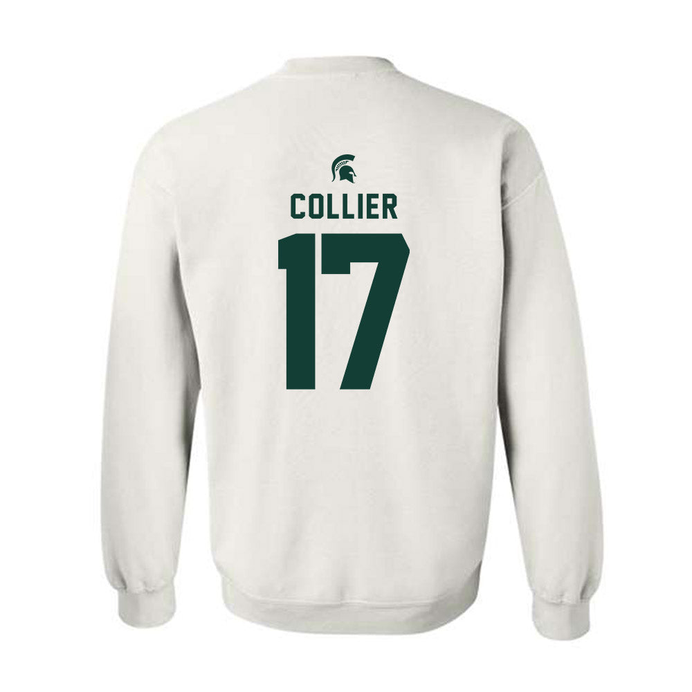 Michigan State - NCAA Football : Braylon Collier - Classic Shersey Crewneck Sweatshirt-1