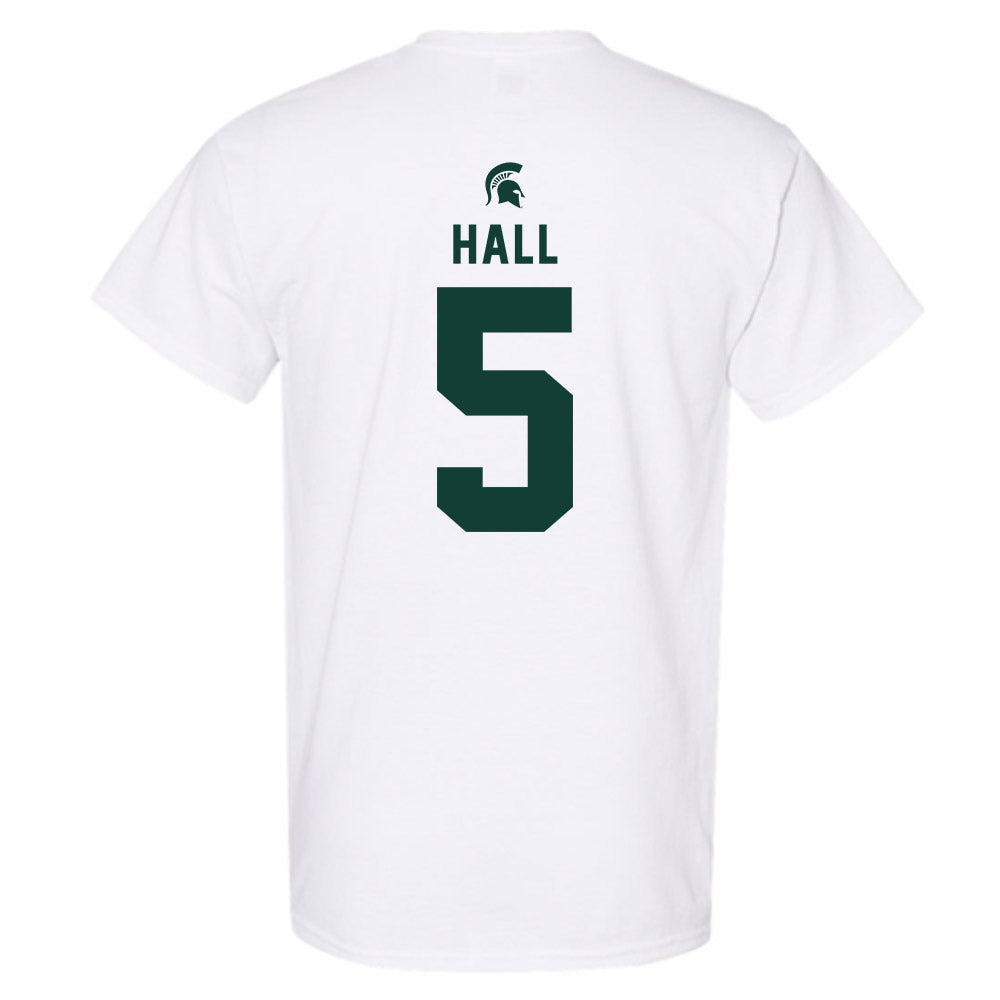 Michigan State - NCAA Football : Jordan Hall - Classic Shersey T-Shirt-1
