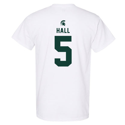 Michigan State - NCAA Football : Jordan Hall - Classic Shersey T-Shirt-1