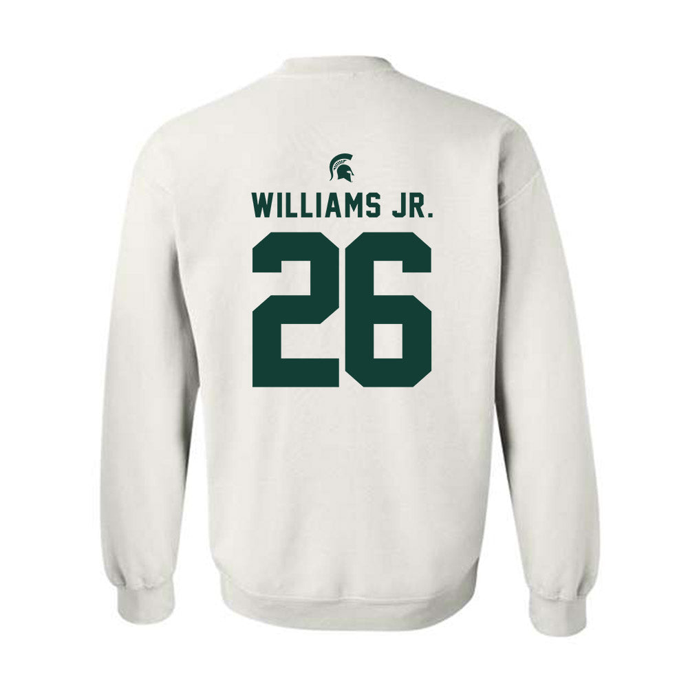 Michigan State - NCAA Football : Cedric Williams Jr. - Classic Shersey Crewneck Sweatshirt-1