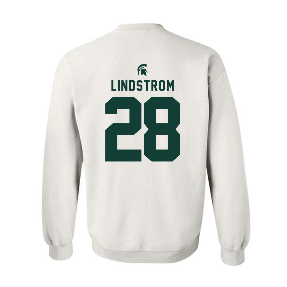 Michigan State - NCAA Men's Ice Hockey : Cayden Lindstrom - Classic Shersey Crewneck Sweatshirt-1