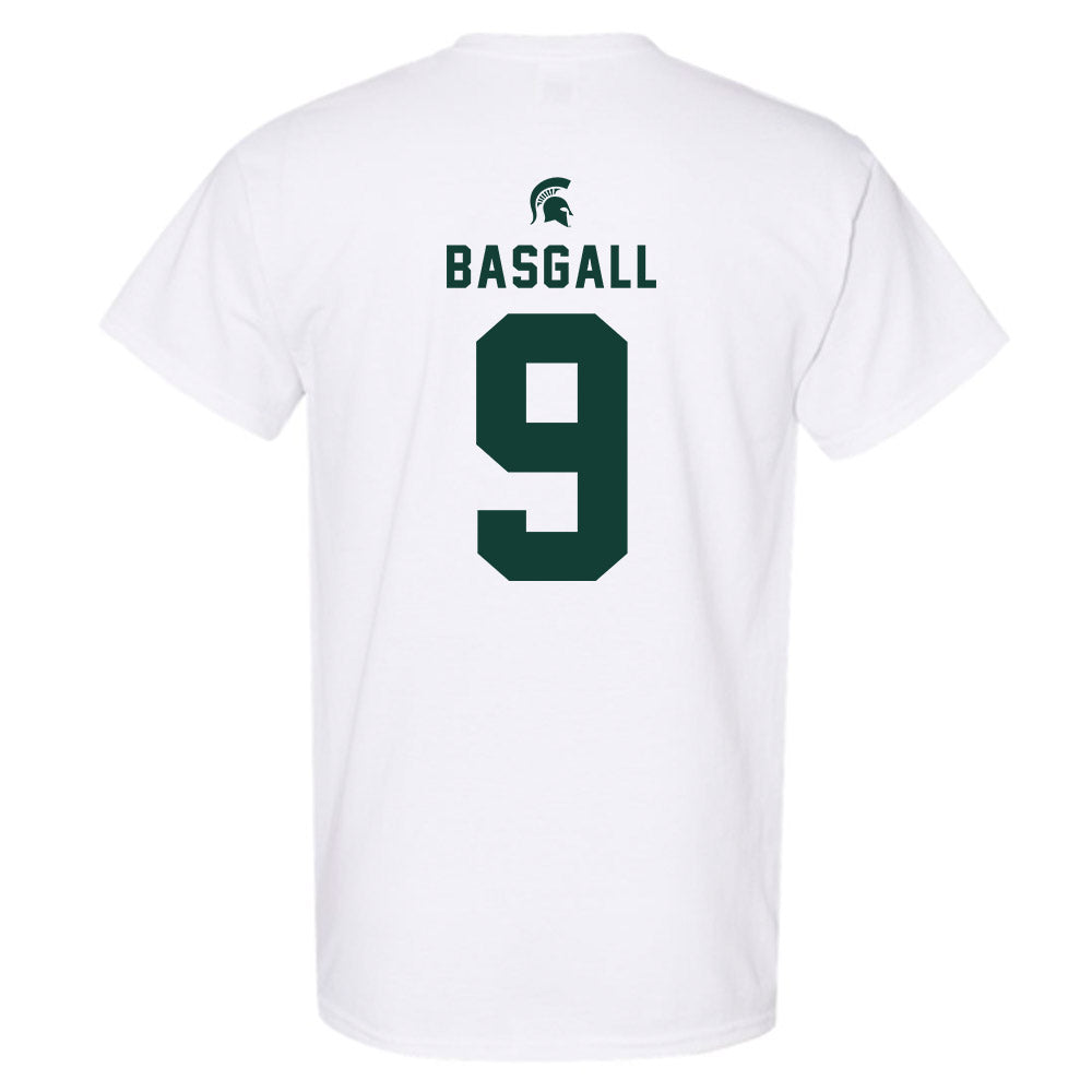 Michigan State - NCAA Men's Ice Hockey : Matthew Basgall - Classic Shersey T-Shirt-1