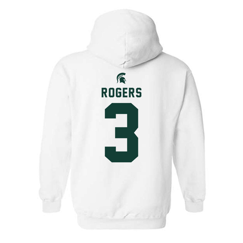 Michigan State - NCAA Women's Soccer : Mekenzie Rogers - Classic Shersey Hooded Sweatshirt-1