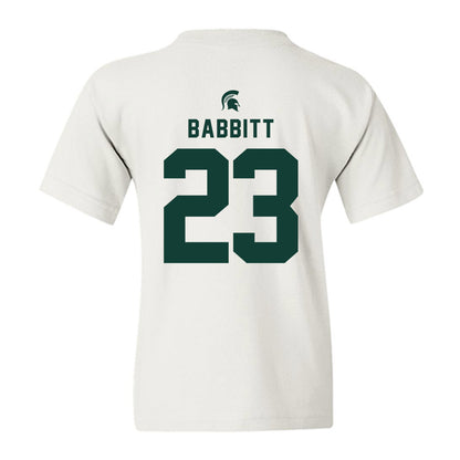 Michigan State - NCAA Football : Peyton Babbitt - Classic Shersey Youth T-Shirt-1