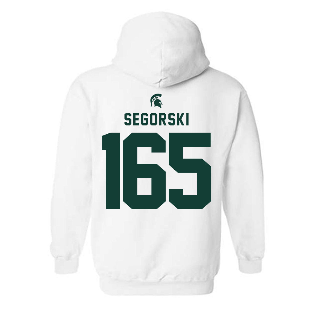 Michigan State - NCAA Wrestling : Owen Segorski - Classic Shersey Hooded Sweatshirt-1
