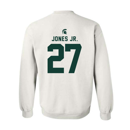 Michigan State - NCAA Football : Darrin Jones Jr. - Classic Shersey Crewneck Sweatshirt-1