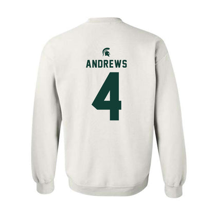 Michigan State - NCAA Women's Volleyball : Madi Andrews - Classic Shersey Crewneck Sweatshirt-1