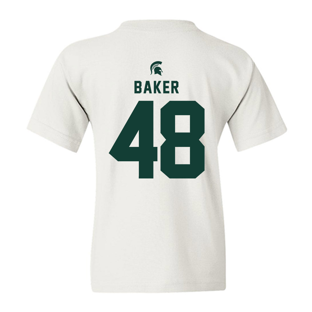Michigan State - NCAA Football : Charlie Baker - Classic Shersey Youth T-Shirt-1