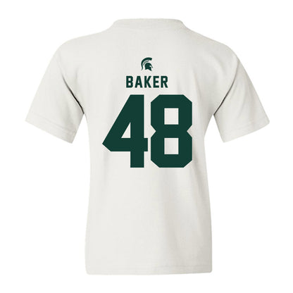 Michigan State - NCAA Football : Charlie Baker - Classic Shersey Youth T-Shirt-1