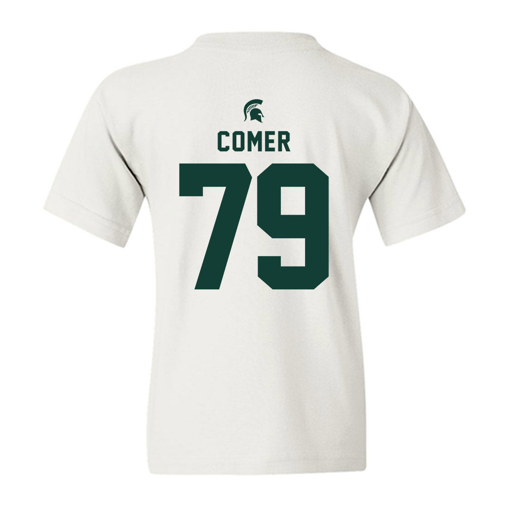 Michigan State - NCAA Football : Tristan Comer - Classic Shersey Youth T-Shirt-1