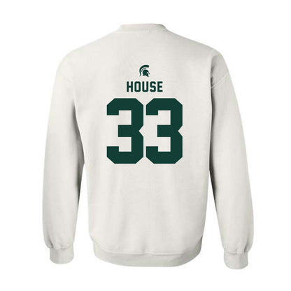 Michigan State - NCAA Football : Cory House - Classic Shersey Crewneck Sweatshirt-1