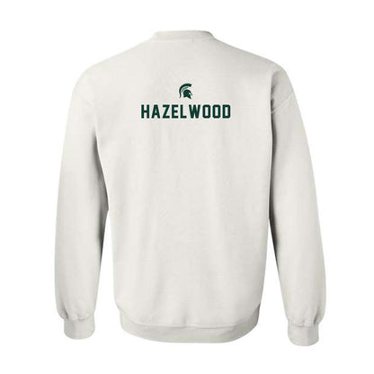 Michigan State - NCAA Football : Carlos Hazelwood - Classic Shersey Crewneck Sweatshirt-1