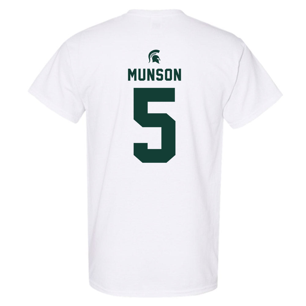 Michigan State - NCAA Men's Soccer : Brandon Munson - Classic Shersey T-Shirt-1