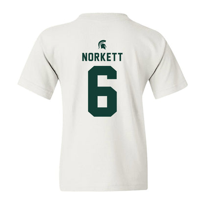 Michigan State - NCAA Men's Soccer : Charlie Norkett - Classic Shersey Youth T-Shirt-1
