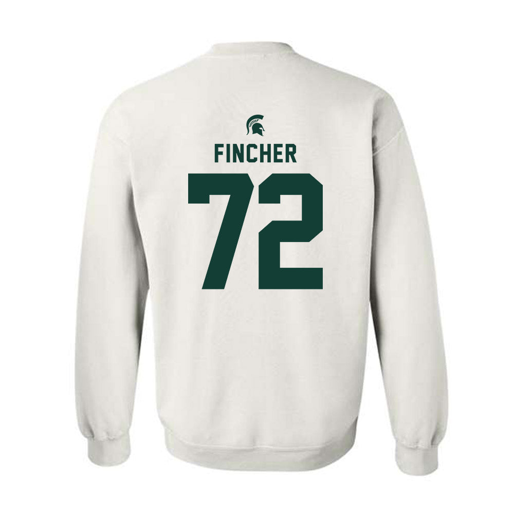 Michigan State - NCAA Football : Dallas Fincher - Classic Shersey Crewneck Sweatshirt-1