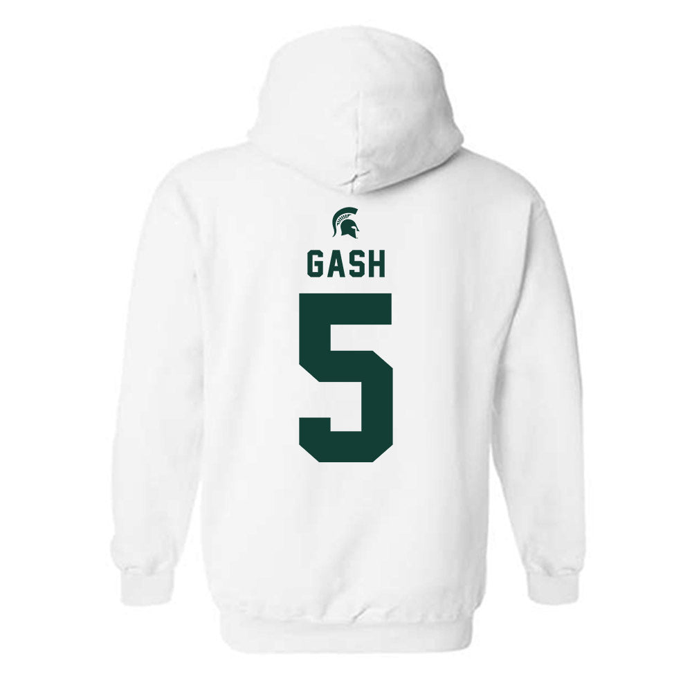 Michigan State - NCAA Football : Samson Gash - Classic Shersey Hooded Sweatshirt-1