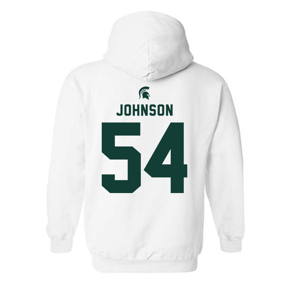 Michigan State - NCAA Football : Antonio Johnson - Classic Shersey Hooded Sweatshirt-1