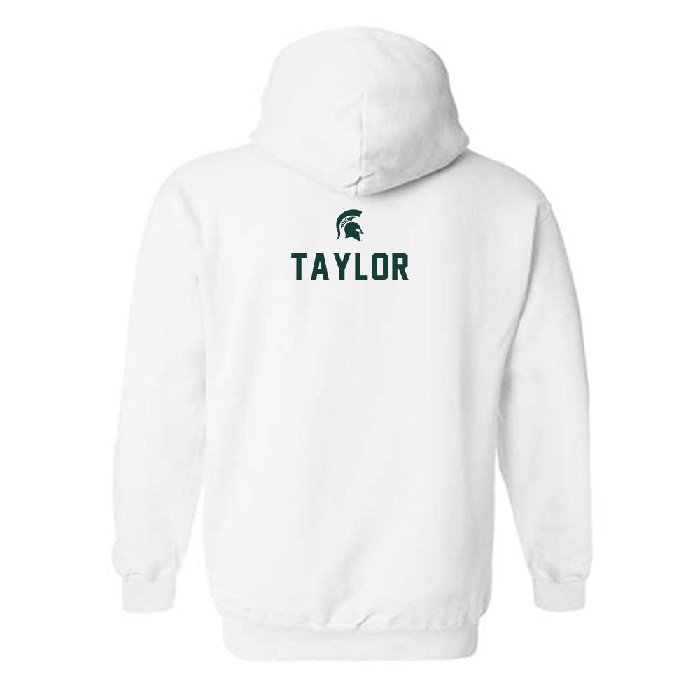 Michigan State - NCAA Men's Basketball : Ethan Taylor - Classic Shersey Hooded Sweatshirt-1