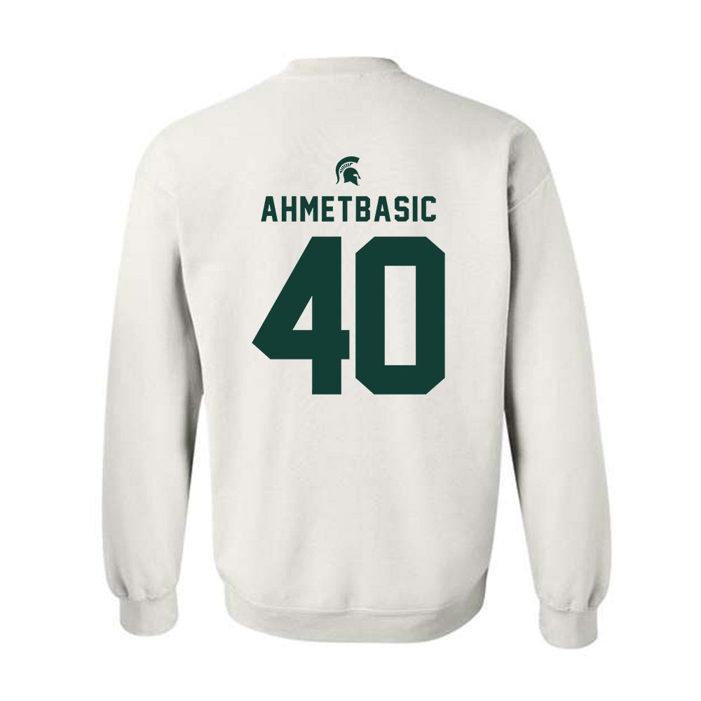 Michigan State - NCAA Football : Tarik Ahmetbasic - Classic Shersey Crewneck Sweatshirt-1