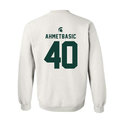 Michigan State - NCAA Football : Tarik Ahmetbasic - Classic Shersey Crewneck Sweatshirt-1