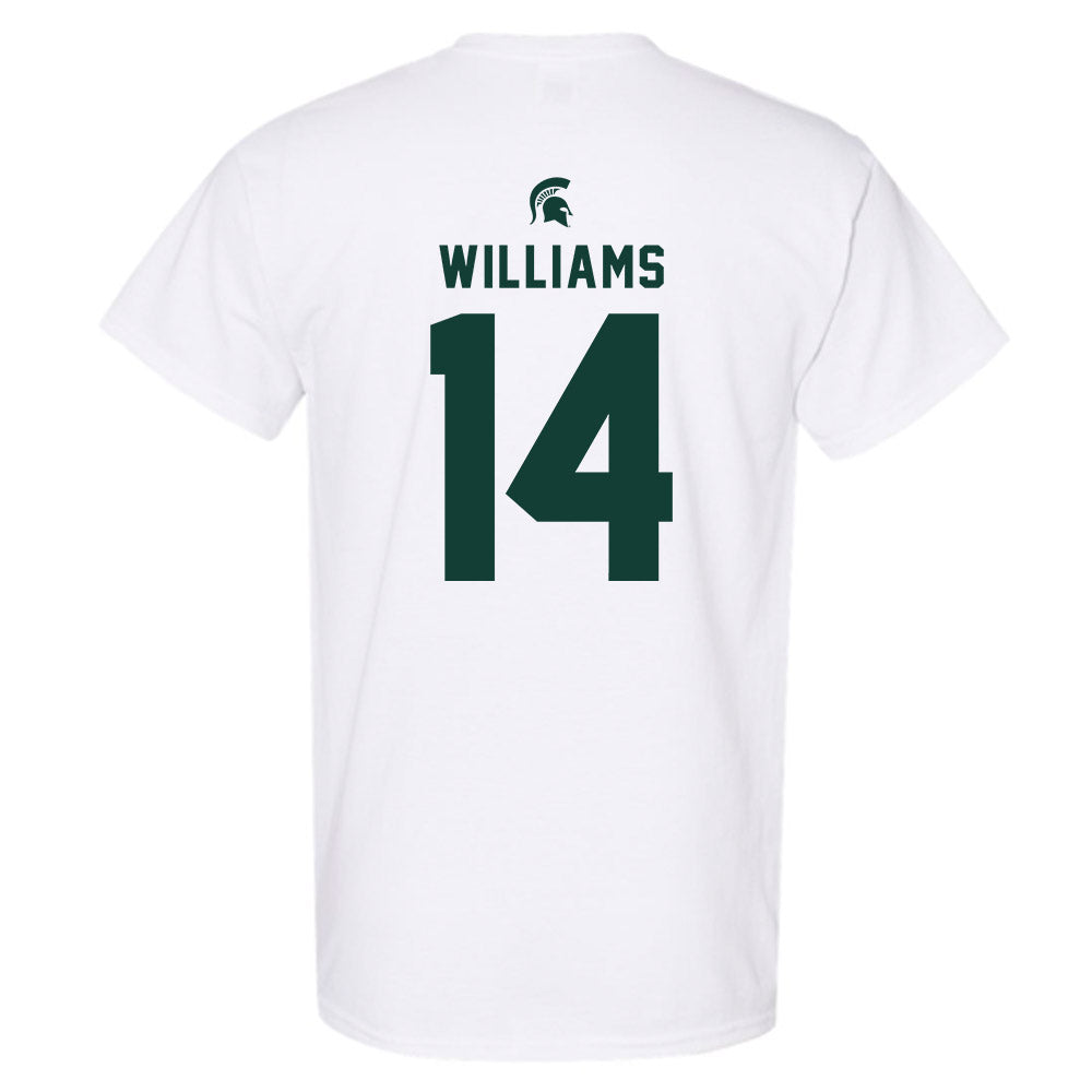 Michigan State - NCAA Football : Bryson Williams - Classic Shersey T-Shirt-1