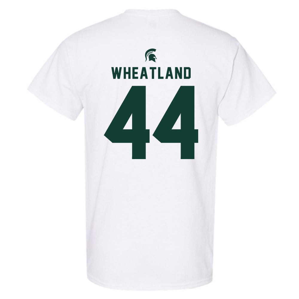 Michigan State - NCAA Football : Caleb Wheatland - Classic Shersey T-Shirt-1