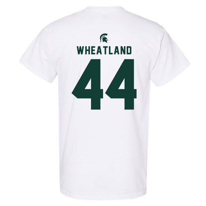 Michigan State - NCAA Football : Caleb Wheatland - Classic Shersey T-Shirt-1