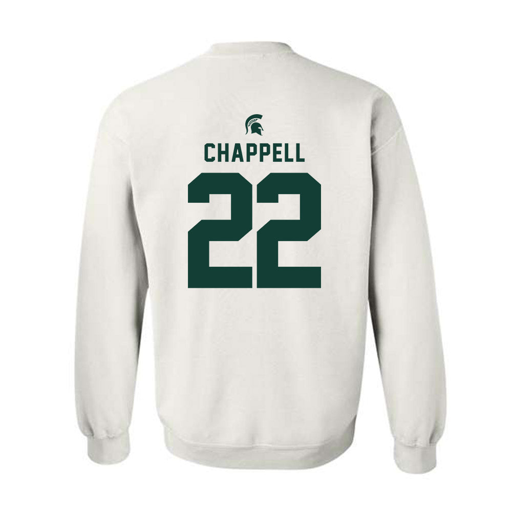 Michigan State - NCAA Football : Tyran Chappell - Classic Shersey Crewneck Sweatshirt-1