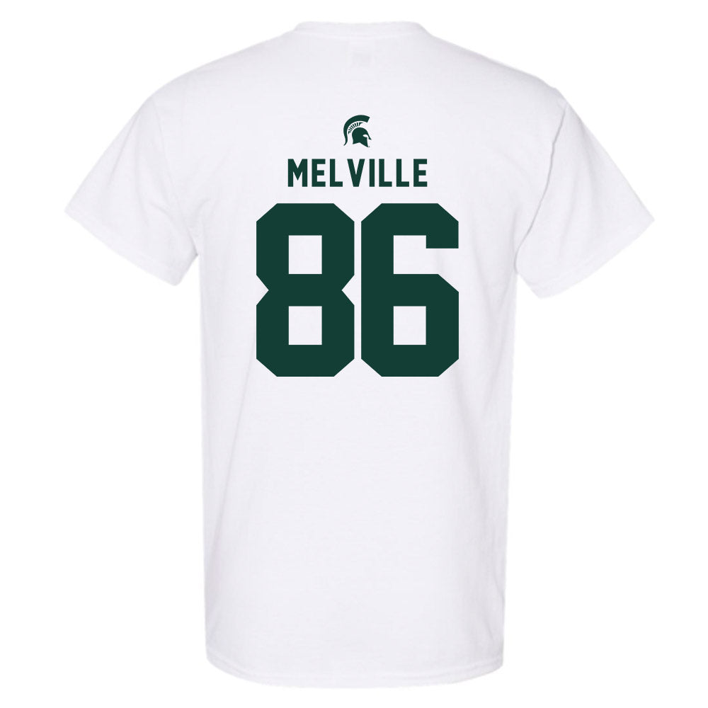 Michigan State - NCAA Football : Ethan Melville - Classic Shersey T-Shirt-1