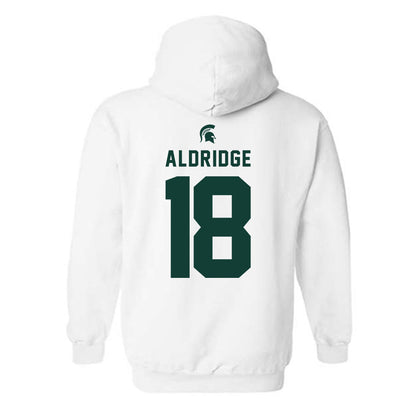 Michigan State - NCAA Baseball : Gunner Aldridge - Classic Shersey Hooded Sweatshirt-1
