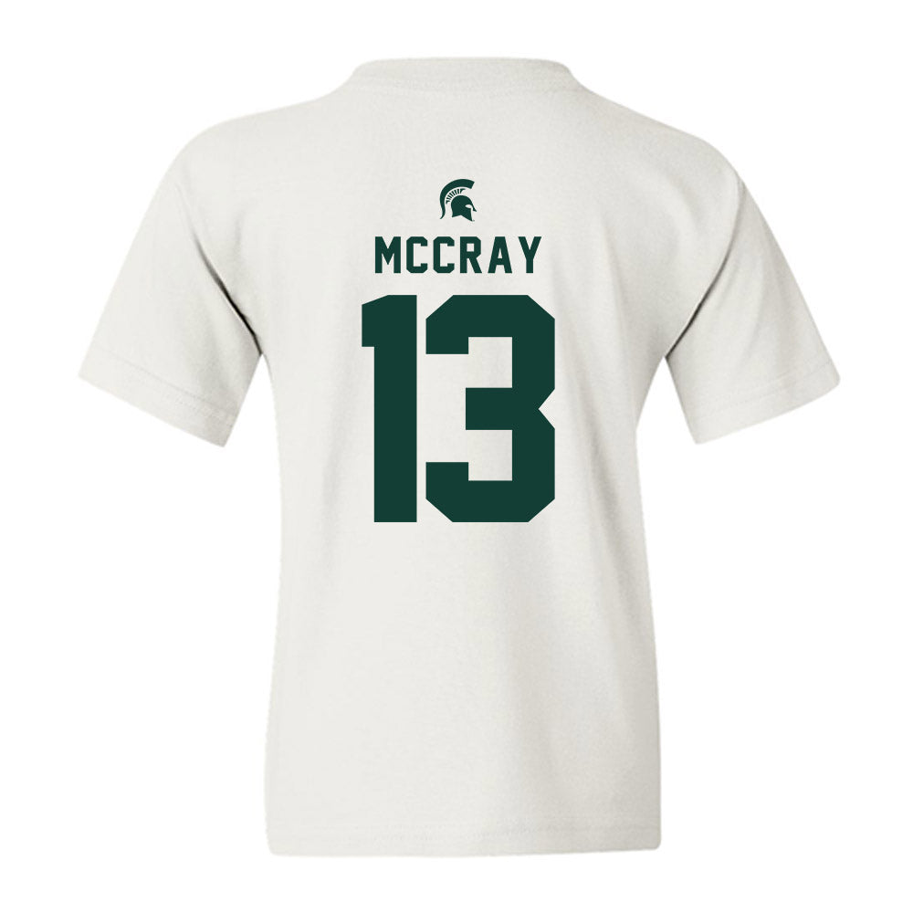 Michigan State - NCAA Football : Chrishon McCray - Classic Shersey Youth T-Shirt-1