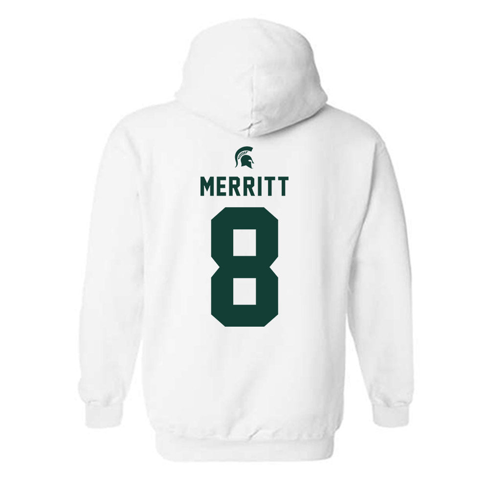 Michigan State - NCAA Men's Soccer : Miles Merritt - Classic Shersey Hooded Sweatshirt-1