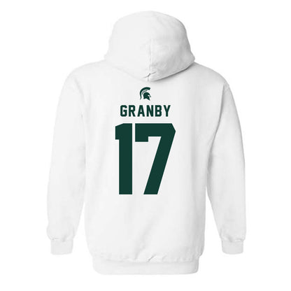 Michigan State - NCAA Football : Jonathan Granby - Classic Shersey Hooded Sweatshirt-1