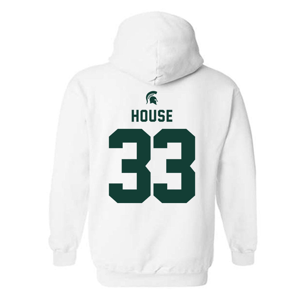 Michigan State - NCAA Football : Cory House - Classic Shersey Hooded Sweatshirt-1