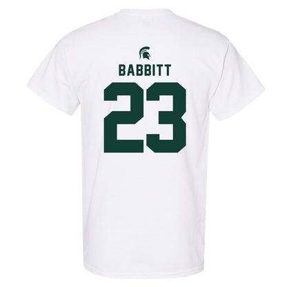 Michigan State - NCAA Football : Peyton Babbitt - Classic Shersey T-Shirt-1