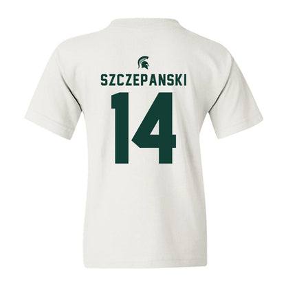 Michigan State - NCAA Baseball : Tommy Szczepanski - Classic Shersey Youth T-Shirt-1