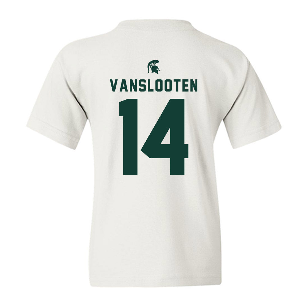 Michigan State - NCAA Women's Basketball : Grace VanSlooten - Classic Shersey Youth T-Shirt-1