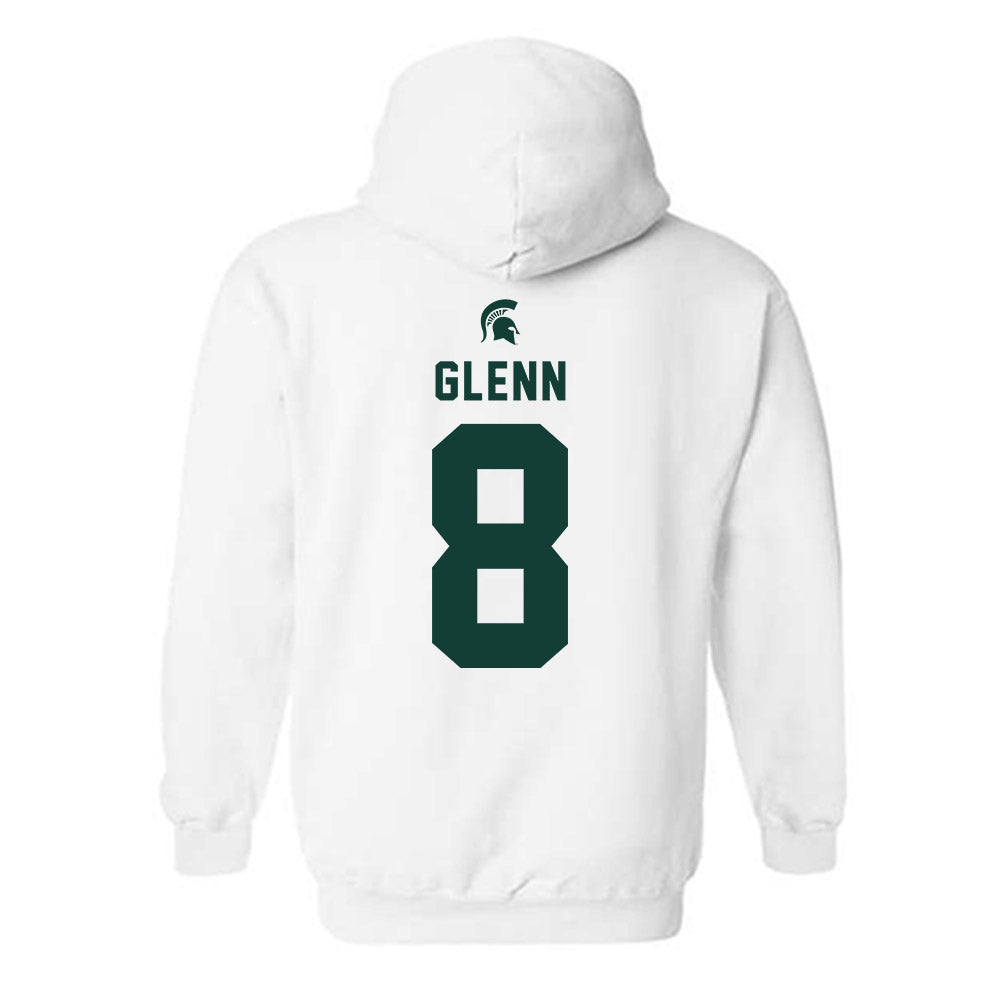 Michigan State - NCAA Men's Basketball : Kaleb Glenn - Classic Shersey Hooded Sweatshirt-1