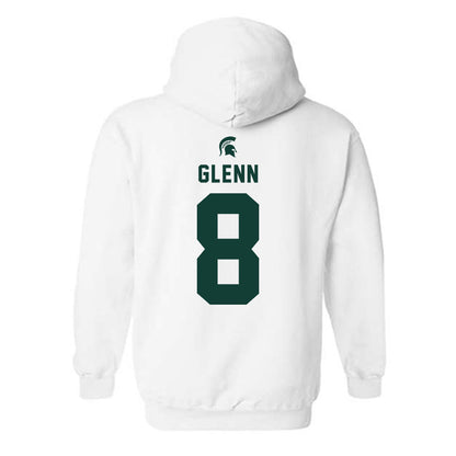 Michigan State - NCAA Men's Basketball : Kaleb Glenn - Classic Shersey Hooded Sweatshirt-1